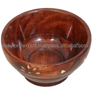 Casserole en bois au design élégant plat de service artisanal pour la cuisine et la salle à manger à domicile de Falak World Export - Product Image 5