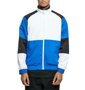 Chaqueta cortavientos impermeable para hombre, ropa deportiva informal para exteriores de talla grande personalizada, cremallera transpirable, tejido de poliéster de secado rápido - Product Image 3