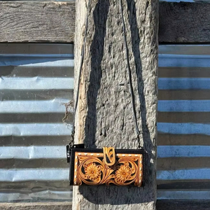 Bolso Bandolera de Piel Genuina con Cierre de Cremallera y Bloqueo RFID, Diseño con Estampado Animal y Logotipo, para Mujer, Uso Diario, Go ABC Global Exim Uttar - Product Image 1