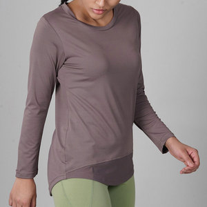 New Design Fitness <b>Women</b> <b>Compression</b> Workout <b>Top</b> Fitness Long Sleeve Shirts Hot Sale All Season - Product Image 3