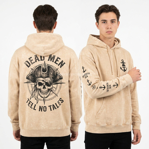 Sweat à capuche personnalisé avec motif crâne de centipède, 400 GSM, délavé à l'acide, violet, coupe oversize, épaules tombantes, streetwear pour homme - Product Image 5