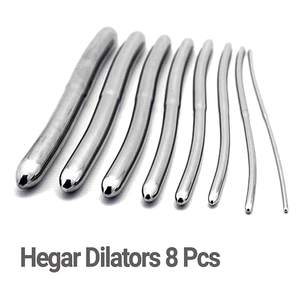 Hegar Dilator Set 8pcs Double Ended Uterine Urethral Sounds Stainless Steel Surgical Instruments CE ISO OEM By <b>Blush</b> Surgical - Product Image 2