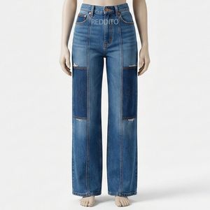 Fashionable High Street Women Skinny Fit Canvas Denim Pants Breathable Eco-Friendly Washable Stylish Comfortable Casual Winter - Product Image 1