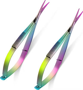 Tijeras Profesionales para Uñas de Acero Inoxidable Curvadas de Grado Salón y Herramienta para Cutículas con Hoja Afilada y Mango de Acero de Precisión - Product Image 5