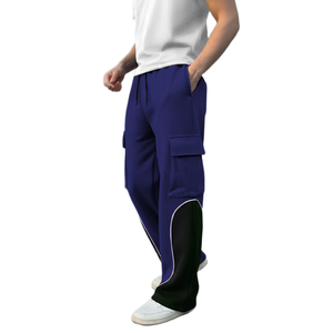Baggy Sweatpants Men's Wide Leg Sweats Pants Casual Loose Fit Bottom Athletic <b>Joggers</b> with Pockets Trousers Pants for Men - Product Image 2