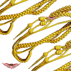 Yellow <b>Braided</b> Parade Aiguillette Shoulder Aiguillette <b>Cord</b> Citation - Product Image 3