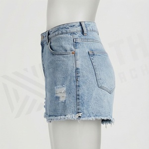 แฟชั่นใหม่ล่าสุด เสื้อผ้าสตรีทแวร์ กางเกงยีนส์ขาสั้นผู้หญิง บทความออนไลน์ เสื้อผ้าคุณภาพพรีเมียม สีสันปรับแต่งได้ เสื้อผ้าฤดูร้อน - Product Image 3