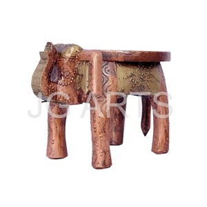 เก้าอี้ไม้กระถินณรงค์แบบเรียบง่าย ทำด้วยมือ พร้อมลายสลักช้าง - ขายส่ง - Product Image 1