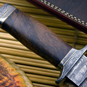 Couteau de chasse haut de gamme, lame en acier inoxydable, manche ergonomique, équipement de camping en plein air, outil de survie tactique robuste, outil utilitaire - Product Image 3