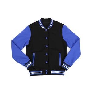 Customized Greek Letter ZPB Varsity Jacket Women Cotton Fleece Embroidered Crest Greek Sorority Apparel Breathable Stand Collar - Product Image 1