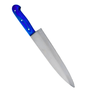 Couteau de chef professionnel pour cuisines professionnelles avec lame en acier inoxydable et manche ergonomique pour une coupe précise et une cuisson facile - Product Image 1