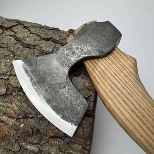 Hacha de Construcción con Cabeza de Acero Forjado y Mango de Madera, Herramienta para Partir Leña - Product Image 2