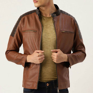 Chaqueta de Cuero Vacuno para Hombre, a la Moda, Nueva Colección, Casual, Impermeable, Transpirable y Ecológica para Invierno - Product Image 1