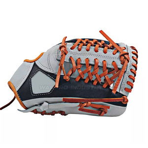 Guantes de béisbol de cuero directos de fábrica, ajustables para jóvenes y adultos, para entrenamiento deportivo y recreación. - Product Image 3