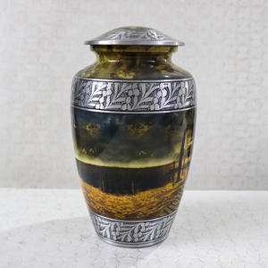 Urnas de Cremación para Adultos de Aluminio Esmaltado de Alta Calidad, Recuerdo para Cenizas Humanas, Diseños Tradicionales y Modernos, 220 Pulgadas Cúbicas - Product Image 3