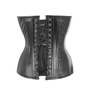 Corset en cuir pour femme de qualité supérieure, fabriqué dans différentes tailles, fabrication professionnelle, corset en cuir pour le corps féminin. - Product Image 6