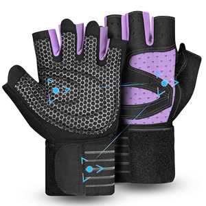High Performance CrossFit Gear Gloves with Silicone Hexagonal <b>Grip</b> for Enhanced <b>Control</b> Professional Workout Accessories - Product Image 1