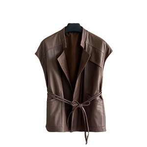 Genuine leather Women's Waistcoat - Product Image 4