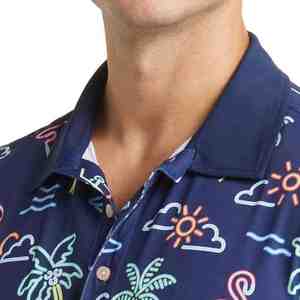 Polos Negros Personalizados de Algodón de Alta Calidad para Hombre, Impresos, de Gran Peso y Talla Grande - Product Image 5