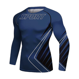 Custom Sailing Training Nylon Jersey Rash Guard With Lightweight Raglan Sleeves And Custom Pattern Long Sleeve <b>Compression</b> <b>Shirt</b> - Product Image 6