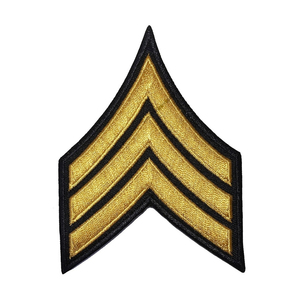 Chevrons Personalizados con Rayas Trenzadas Bordadas, Parche de Insignia de Rango, Chevrons Masónicos, Chevrons a Precio Económico - Product Image 5