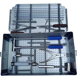 Boîte de rangement pour instruments chirurgicaux manuels élastiques, qualité supérieure, instruments de chirurgie orthopédique, acier inoxydable allemand, clinique - Product Image 6
