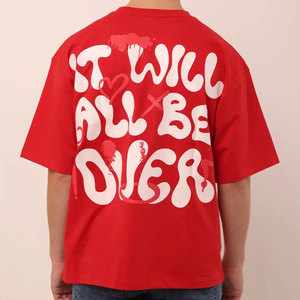 T-shirts pour hommes, coupe parfaite, haute qualité, répondant aux exigences des clients, impression de logo, fabrication en usine, t-shirts pour adolescents - Product Image 5