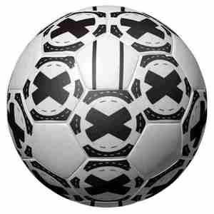 Ballon de football en cuir cousu à la machine avec couverture en PVC PU imperméable OEM personnalisé de haute qualité - Product Image 5