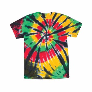 Men's <b>Tie</b> Dye Short Sleeve T-Shirt Men's Casual O-Neck <b>Knitted</b> Regular Fit Multi Color Spiral Pattern - Product Image 3