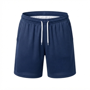 Custom Logo Men's Athletic Gym Shorts Quick Dry <b>Mesh</b> Sports <b>Pants</b> with Zipper Pockets OEM Wholesale - Product Image 5
