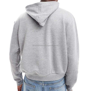 Sudaderas con Capucha Cortas y Cuadradas para Hombre, Diseño Personalizado Extra Grande, Sudaderas Gruesas para Hombre, Fabricante de Sudaderas de Alta Calidad OEM - Product Image 2