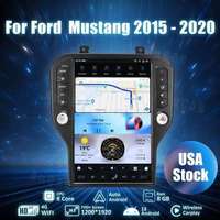 Autoradio Android 13 14,5'' avec navigation GPS vidéo pour Ford Mustang 2015-2020, écran Tesla, lecteur multimédia automobile, autoradio stéréo