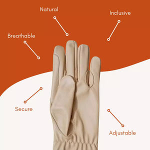 Gants d'équitation en cuir synthétique à quatre directions d'élasticité avec paume en silicone imprimée, personnalisables avec logo - Product Image 2
