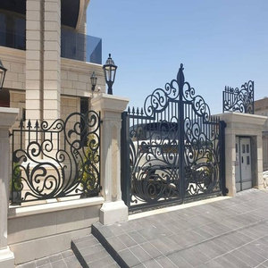 Portails en fer forgé de luxe pour allée et jardin – Designs de portails métalliques décoratifs sur mesure pour une entrée principale élégante de la maison - Product Image 2