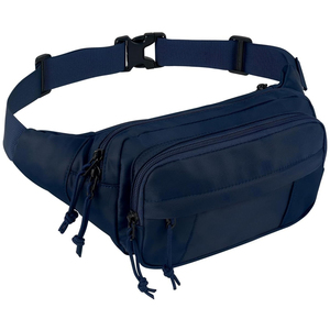 Sac banane unisexe léger en toile avec fermeture éclair, fabriqué directement en usine, nouvelle mode tendance, imperméable pour l'extérieur - Product Image 1