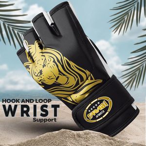 High Quality Premium Half-Finger MMA <b>Gloves</b> for Boxing Sparring Customized Logos for Wrist Strap Lightweight Breathable - Product Image 4