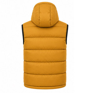 OEM Factory Men's Winter <b>Puffer</b> <b>Vest</b> Premium Thermal Sleeveless <b>Jacket</b> with Custom Embroidery Logo and Private Label Manufacture - Product Image 2
