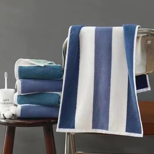 Striped Cotton Beach Towel Rectangle Quick-Dry Woven Modern Summer Adult Towels Wholesale Bulk Supplier Best Price Cheap Price - Product Image 3
