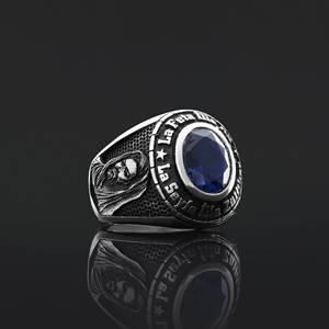 Anillo Islámico BOJ 03 Muhammad Resulullah, Caligrafía Musulmana, Regalo Religioso, Acero Inoxidable, ZIRCON, Certificado GIA para Mujer - Product Image 3