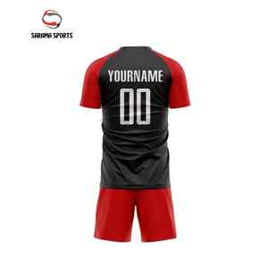 ชุดฟุตบอลพิมพ์ลายแบบกำหนดเองได้ คุณภาพสูง ชุดฟุตบอลสั่งทำพิเศษ น้ำหนักเบา แขนสั้น คอกลม - Product Image 3