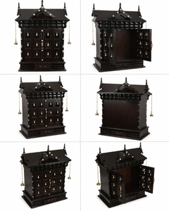 ระฆังไม้สักสไตล์อินเดียใต้ สำหรับวัด โกปูรัม ดีไซน์สวยงาม ขนาดสั่งทำได้ ตกแต่งบ้าน สินค้ามาใหม่ - Product Image 4