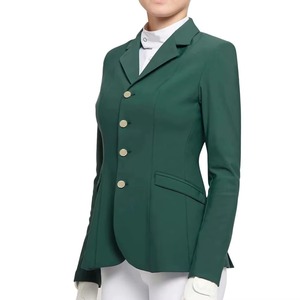 Top Selling Best Quality Women <b>Equestrian</b> Horse Riding Show Coats Wholesale Price Custom Logo Horse Riding Women Show Jackets - Product Image 4