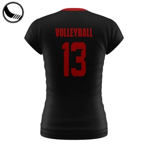 Uniformes de volley-ball pour hommes 100% polyester personnalisés, noir et blanc, maillots de volley-ball, nouveau style d'uniforme de volley-ball - Product Image 5