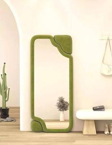 Mirror Modern Full-Length Standing Mirror with <b>Metal</b> <b>Frame</b> Luxury Home Decor for Living Room - Product Image 5