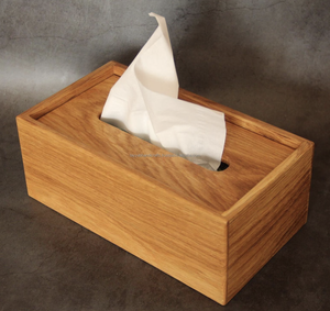 Caja de pañuelos de nogal de alta calidad única moderna de lujo hogar Hotel Oficina y área de cocina caja de pañuelos de madera de nogal - Product Image 3