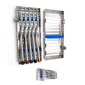 Kit professionnel de 5 outils manuels en acier inoxydable pour implants dentaires, outil d'extraction dentaire courbé, pour le lifting du sinus maxillaire - Product Image 5