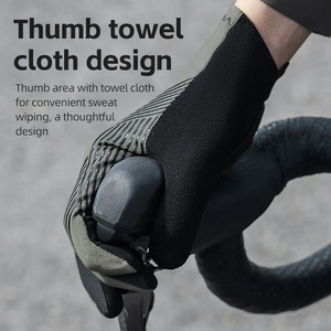 Guantes de Ciclismo de Invierno Personalizados de Medio Dedo, Acolchados con Gel, Transpirables, Compatibles con Pantalla Táctil, Unisex, Proveedor OEM al por Mayor, Pakistán - Product Image 4