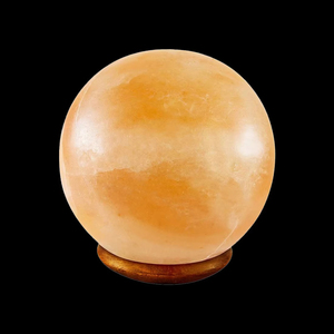 Elegante Lámpara de Sal Rosa del Himalaya, Diseño Tallado a Mano, Tacto Real, Decoración Elegante para el Hogar, Lámpara Globo, Tamaño Personalizado, Regalo Navideño - Product Image 5