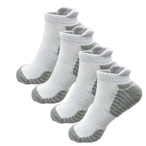 Ankle <b>Socks</b> Men Women <b>Running</b> Sport Quick Dry Knitted Breathable White Gray Black Green Solid Color Summer Thin Fit - Product Image 5