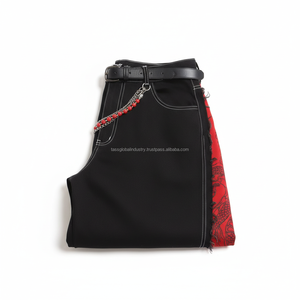 Pantalones de Pierna Ancha para Hombre, Corte Curvo, Personalizados, OEM, Venta al Por Mayor - Product Image 5